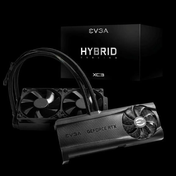 EVGA HYBRID Kit for EVGA GeForce RTX 3090/3080 Ti/3080 XC3, 400-HY-1978-B1, ARGB