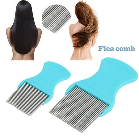 Women Hair Lice Comb Brushes Terminator Fine Egg Dust Nit Free Removal Stainless