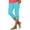 Mint Green_Pocket, variant on Summer Black Womens Yoga Capris Plus Size High Waisted Solid Color Matching Slim Fitting Gym With Pockets