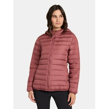 Ozark Trail Women's and Women's Plus Size Core Puffer Jacket with Hood, Sizes XS-3X
