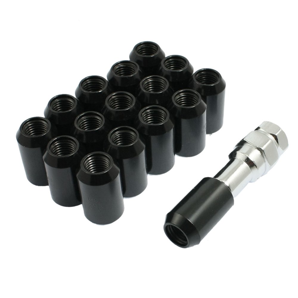 Unique Bargains Unique Bargains 16 Pcs Locking Hex Closed End Lugnut