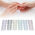 thumbnail image 5 of 144Pcs Press on Nails, Fake Nails, Long Press on Nails Detachable Multiple False Nails Colorful Manicure Full Cover Stick, False Nails Pack Kit for Weddings, Proms, Multi-Color, 5 of 7