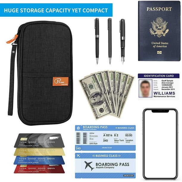 Acheter Porte-passeport étanche, protecteur de passeport RFID, portefeuille  pour carte d'identité de crédit