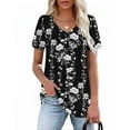 thumbnail image 3 of Tops For Women Summer 2026 Trendy Plus Size Tops For Women S-2XL Workout Tshirts Shirts For Women V Neck Ladies Tops And Blouses, 3 of 5