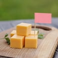 thumbnail image 6 of 100 Pcs Flag Toothpicks Cake Toppers Cheese Markers Party Decor Colored Orange, 6 of 8