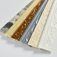 thumbnail image 7 of SELIVO Self Adhesive Flexible Foam Molding Trim, Foam Crown Molding Ceiling, Peel And Stick Crown Molding, 3D Sticky Decorative Wall Lines Wallpaper Border For Home, Office, Hotel DIY Decoration, 7 of 7
