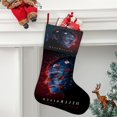thumbnail image 2 of Hellraiser Pinhead Tema: Calcetines de Navidad, fino lino blanco para colgar en escaleras y chimenea, decoración navideña para el hogar, regalo de Navidad. 45cm × 32cm, 2 of 5