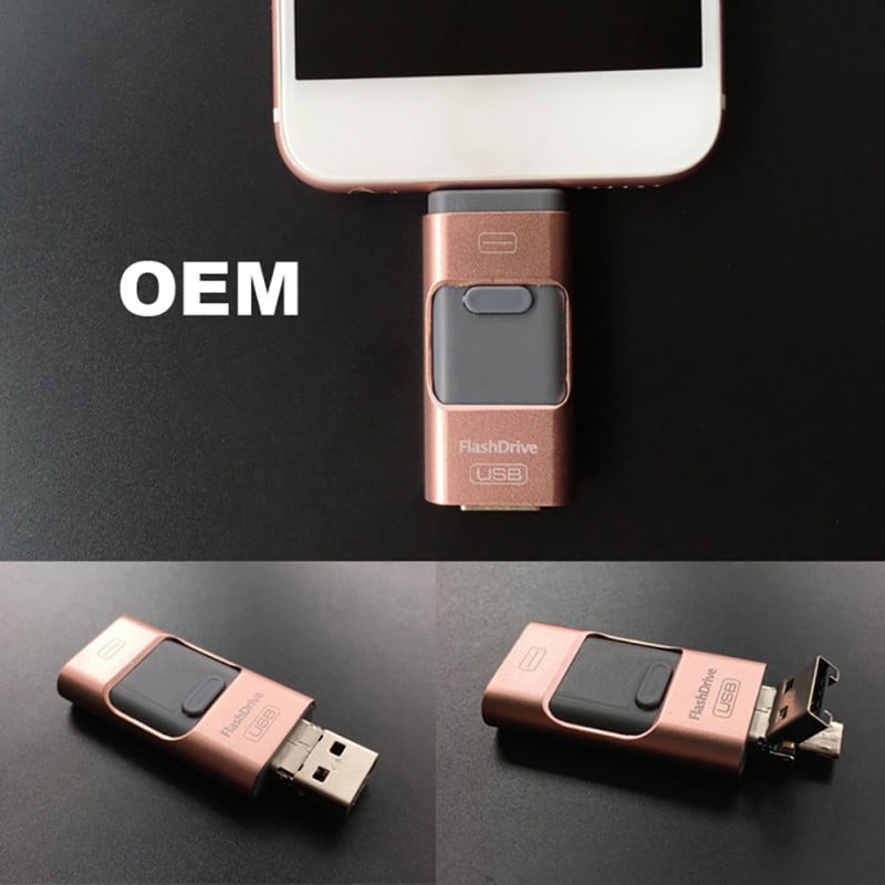 USB Flash Drive for iPhone Flash Drive 64GB iPhone External Storage USB