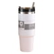 thumbnail image 1 of Taza de aislamiento de paja de 30 oz, termo de vacío para taza de agua de coche con pintura de diamante (blanco) Tmvgtek Para Estrenar, 1 of 8
