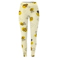 thumbnail image 3 of MKLEKYY Leggings push up para mujer, pantalones de yoga floreados para mujer | Leggings con cintura elástica y sin transparencias, 3 of 3