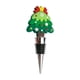 thumbnail image 2 of Adornos navideños, adornos navideños, regalos navideños, 1 tapón de botella de vino de resina con forma de árbol de Navidad, decoración para cenas y fiestas navideñas, regalo navideño, sellador de tap, 2 of 6