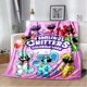 thumbnail image 2 of Manta con estampado 3D de dibujos animados para niños, sala de estar y acogedora para manta suave, dormitorio, sofá cama, manta de viaje, regalo de cumpleaños, 2 of 5