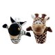 thumbnail image 3 of 2 marionetas de mano de animales de peluche, juguete educativo de peluche para contar historias, para juegos en interiores, ejercicios preescolares Jirafa cebra, 3 of 10