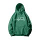 thumbnail image 1 of Sudadera de terciopelo con cremallera Gibobby para Mujer con capucha estampado de amor Verdinegro XXXXL, 1 of 3