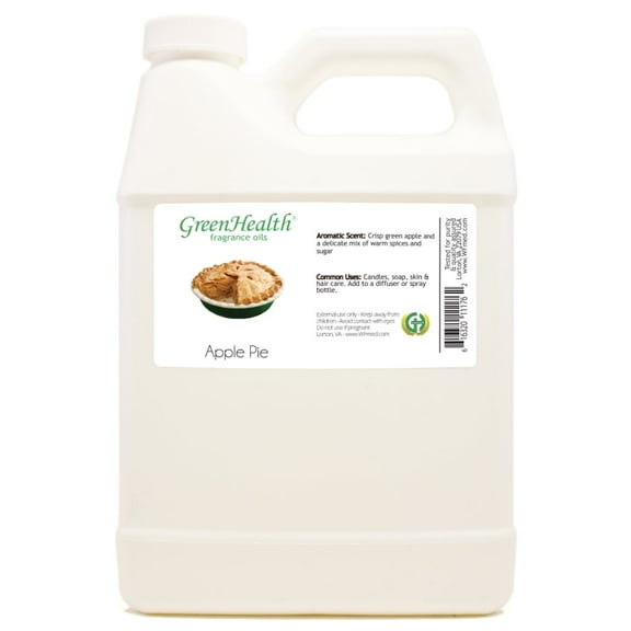 GreenHealth Apple Pie Fragrance Oil 32 fl oz White Plastic Jug with Cap