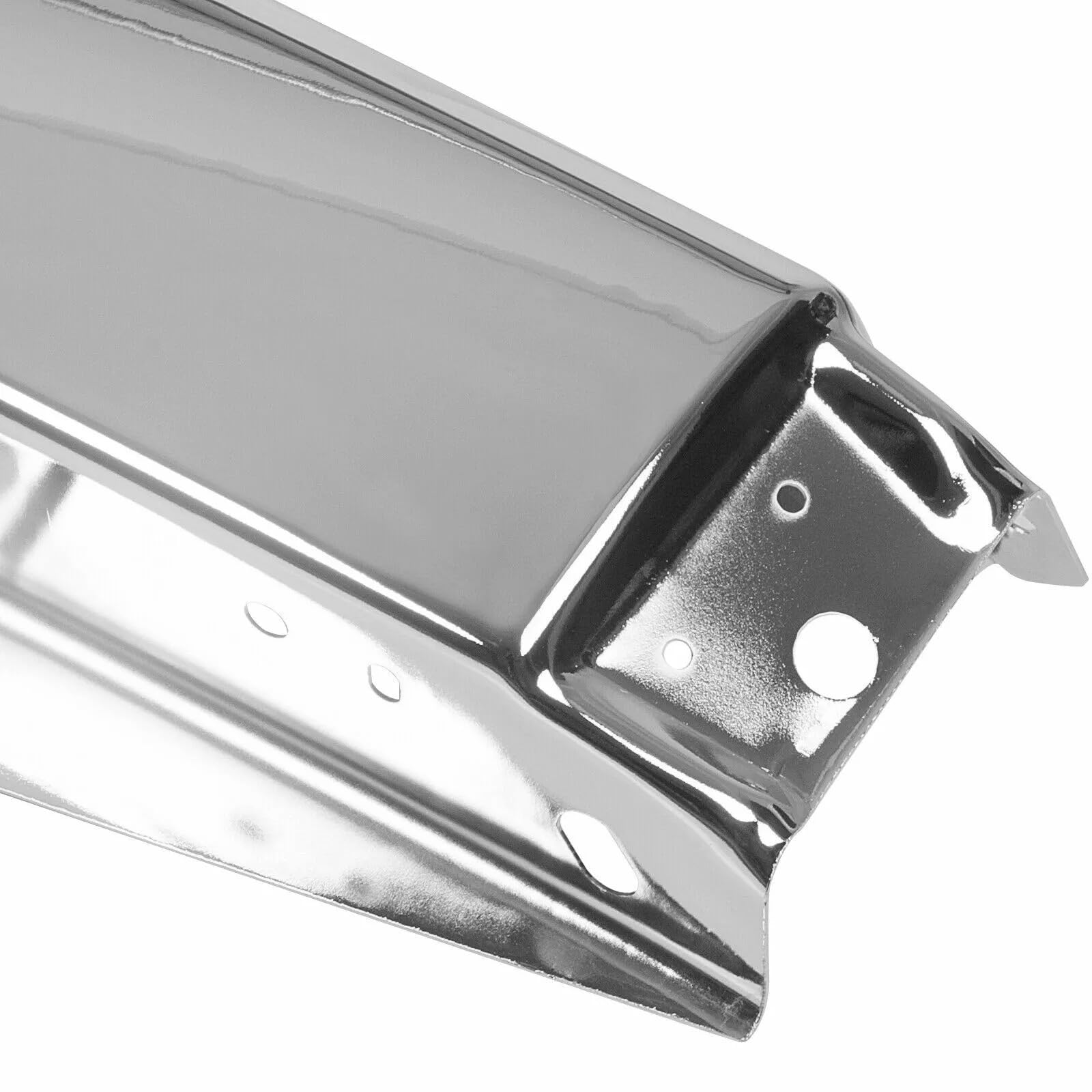 Suitable for Chrome Steel Impact Bar for 2007-2013 Chevy Silverado 1500/2500/3500 Pickup Front Bumper - Replacement for GM1002831 & 15941850