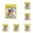 yellow 6PCS, variant on 5PCS Fishing Lures Trout Spoon Japan Blinker Tugboat Perch 3.4cm/3.5g