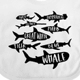 thumbnail image 4 of Inktastic Types of Sharks Boys or Girls Baby Bib, 4 of 4