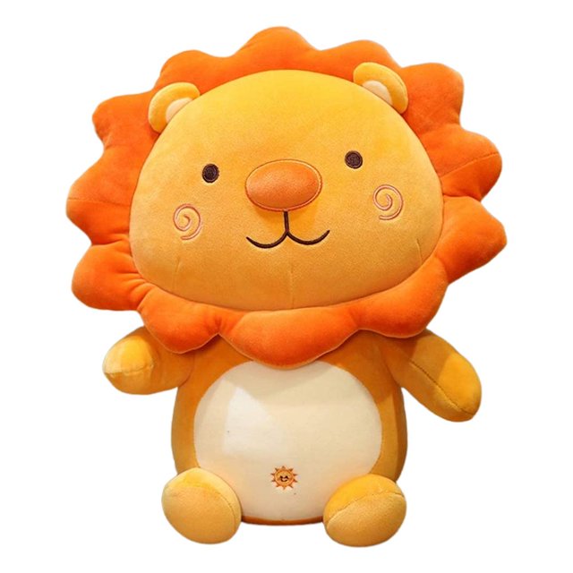 Creative Sun Flower Smile Lion Muñeco De Peluche Animal De Peluche Juguetes Para Niños Cute Soft Pillow Cojín Regalo Para Niños sonducket FN007968-06