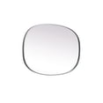 thumbnail image 5 of Elegant Decor Metal Frame Oval Mirror 27x40 Inch in Silver, 5 of 12