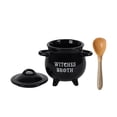 thumbnail image 2 of Home Decor Qwtwty Witch Soup Bowl Crucible Witch Candy Jar Witch Sugar Jar Witch Jar Decoration Ornament Holiday Dress Up, 2 of 6