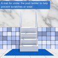 thumbnail image 5 of Jinsinto 0.9x1m Pool Ladder Mat, Pool Stair Mat Pool Ladder Protective Mat Non-Slip Stair Mat Pool Ladder Mat (Blue), 5 of 5