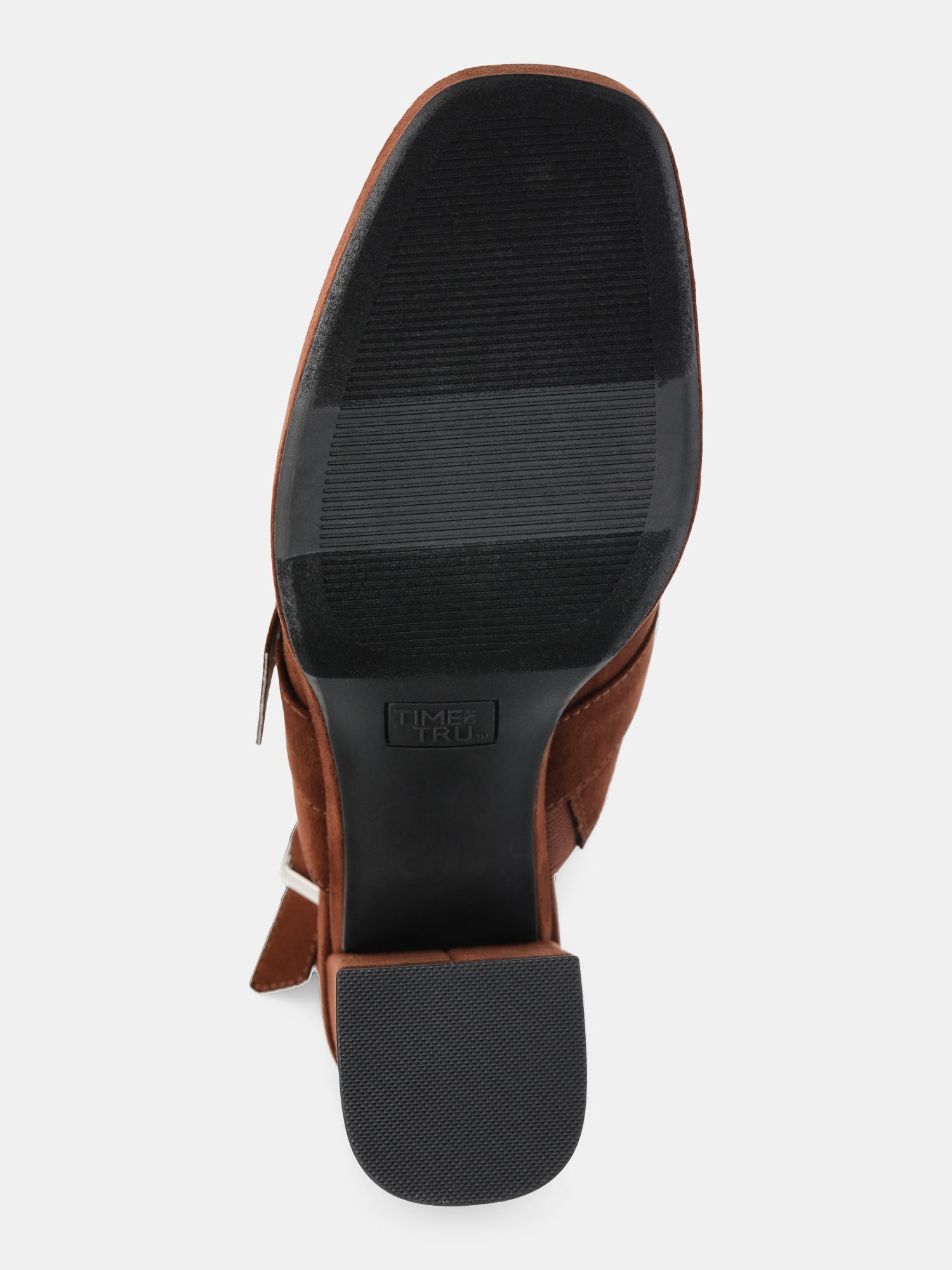 Time and Tru Women's Faux Suede Sling Back Clogs