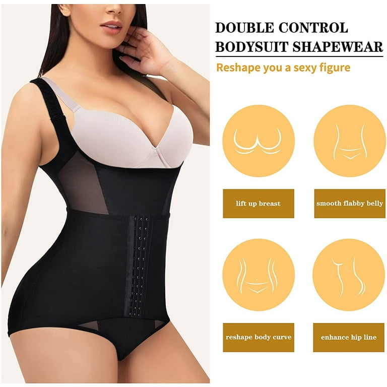 Gotoly Women Waist Trainer Bodysuit Tummy Control Shapewear Slim