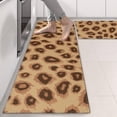 thumbnail image 2 of Kitchen Rugs Sets Of 2,Leopard Pattern Anti Fatigue Kitchen Mat Rugs Non Slip Washable,Decorative Kitchen Floor Mats for Kitchen,Sink,Laundry,17"X47", 2 of 5