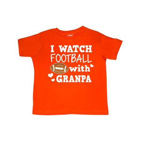 

Inktastic I Watch Football with My Granpa Gift Toddler Boy Girl T-Shirt