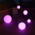 thumbnail image 3 of Lámpara de bola luminosa LED solar Lámpara de bola de ambiente impermeable al aire libre, 3 of 5