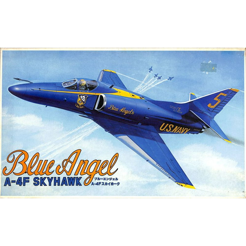 Fujimi 1:48 A-4 F Skyhawk Blue Angel Plastic Aircraft Model Kit #5A47U