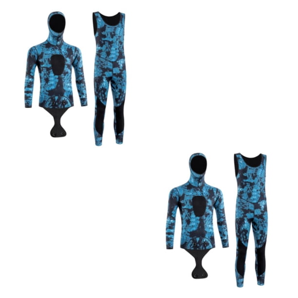 Toystoory Traje completo de camuflaje de neopreno cómodo y cómodo de goma para pesca submarina y natación Type4 NO4