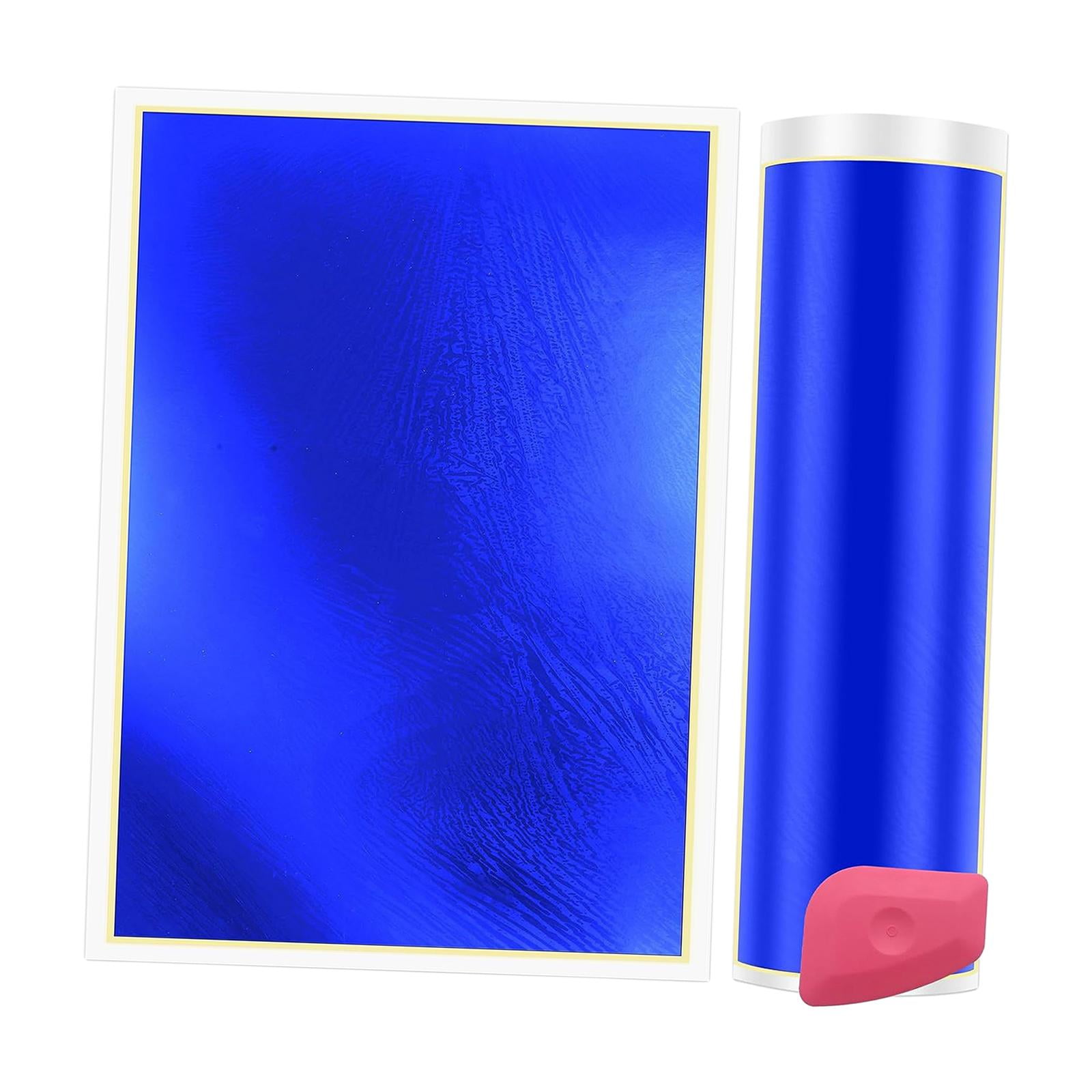 SunniMix Engraving Marking Paper Durable Color Paper for Ceramics Cutting Metal blue