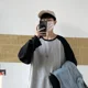 thumbnail image 4 of Camiseta para hombre con citas, sudaderas a granel, ropa de invierno original para hombre, top coreano de otoño con jersey vintage emo xl, 4 of 5
