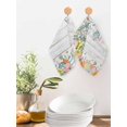 thumbnail image 2 of Easter Kitchen Dish Towels for Drying Dishes Set of 3, Spring Eggs Eucalyptus Leaves Wooden Grain Waffle Weave Microfiber Hand Tea Bathroom Towels Quick Dry & Absorbent Towel 12x12, 2 of 7