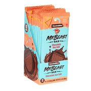 Feastables Mr Beast Sea Salt Dark Chocolate Bars, 2.1 oz (60g), 10 Pack