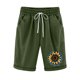 thumbnail image 1 of Mujeres Pantalones Cortos Casual Estampado Elástico de la Cintura Medio Pantalones Cortos, Casual con Bolsillos para el Uso Diario, 1 of 3