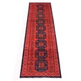 thumbnail image 4 of Rugsotic Carpets Hand Knotted Afghan, Oriental Silk And Wool Runner Area Rug, Multicolor, 2'6''x10', 4 of 5