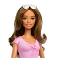 thumbnail image 2 of Barbie Fashionistas Doll #228 Blind Barbie Doll Wearing Pastel Outfit with Cane and Sunglasses, 2 of 5