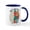 White/Navy Inside, variant on CafePress - Grow Your Brain Mugs - 11 oz Ceramic Mug - Novelty Coffee Tea Cup