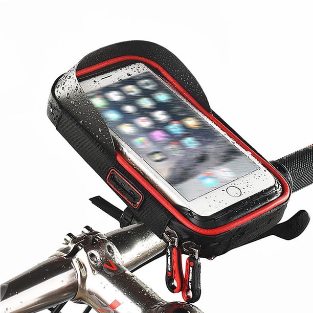 sweethay Soporte para teléfono Universal para bicicleta, motocicleta, soporte móvil, bolsa impermeable, soporte para bicicleta, bolsa para manillar Vehículos, repuestos y accesorios Mis No.1 sweethay VI008606-01