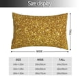 thumbnail image 2 of Balery Gold Glitter Funda de Cojín Estampada, Regalos para Mujeres, Regalos de Amor para Ella, Regalos para Novia o Esposa, Funda de Almohada-14"x20", 2 of 6