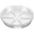 thumbnail image 4 of Gymnture 10 Clear Plastic Plant Saucers 8in for Indoor Flower Pots, 4 of 10