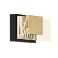 thumbnail image 6 of Kasha 1 - Light Black And Brass Multi Color Contemporary / Glam - LED Acrylic And Metal Wall Sconce, 6 of 6