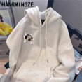 thumbnail image 5 of Nueva sudadera con capucha con estampado de gato y personalidad, jersey de algodón para parejas, otoño e invierno 2024, sudadera holgada con capucha gruesa, sudadera con capucha de gran tamaño, 5 of 5