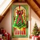 thumbnail image 5 of Cortina Decorativa para Puerta con Lazo, de Nailon y Licra, de 187 X 89 Cm, Ideal para Cumpleaños, San Valentín, Fiestas Navideñas, Decoración de Interiores y Decoración de Pared., 5 of 6