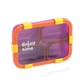 thumbnail image 2 of Portable Bento Box with Four Independent Compartments, Leak Proof Microwave Safe Lunch Container, Divided Food Storage for Meal Prep, Durable Lunch Box with Lid for Work and Travel, by UKHCCC, 2 of 9