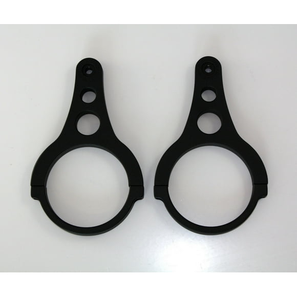 All Sales Driving/Fog Light Mounting Bracket 19300K Driving/Fog Light Mounting Bracket; 3 Inch Diameter Tubular Mount; Black; Aluminum; Set Of 2