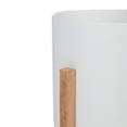 thumbnail image 2 of Liam Modern Ceramic Planter with Wood Legs, 2 of 3